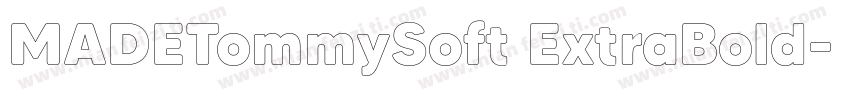 MADETommySoft ExtraBold字体转换